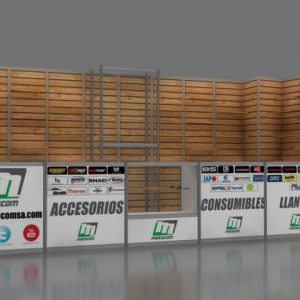 Deco Stands Panel Ranurado 005