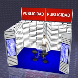 Deco Stands Panel Ranurado 008